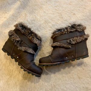 Sorel Joan of Arctic Wedge Ankle Boots